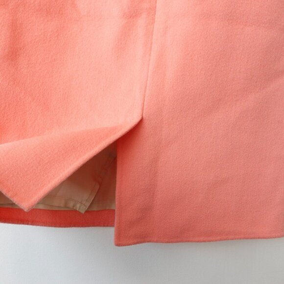 LORO PIANA Skirt 44 Italian Pink Cashmere MEDIUM Luxury Fall Peach Fuzz $2,850 - Picture 9 of 14
